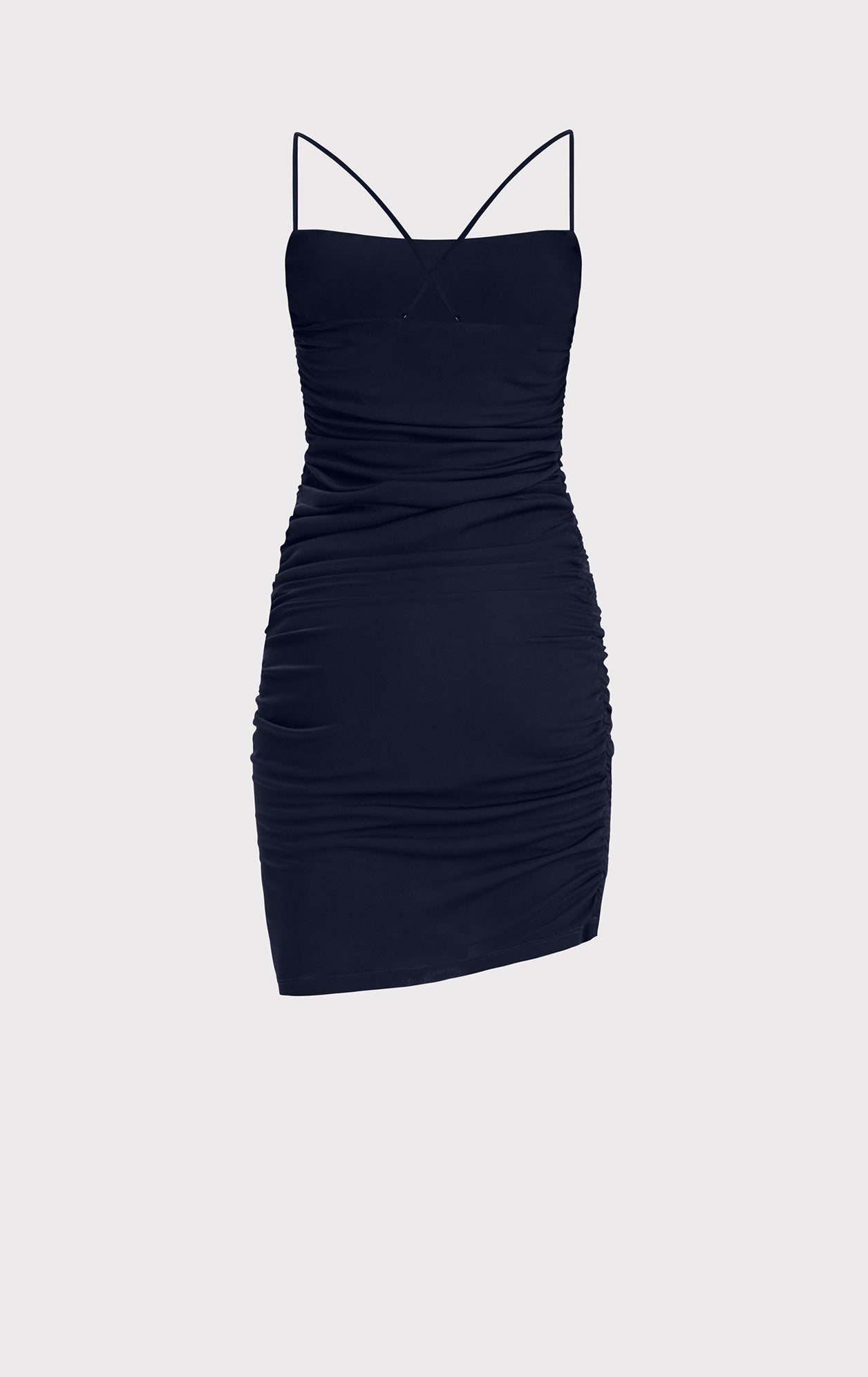 Ruched Jersey Mini Dress | Classic Blue