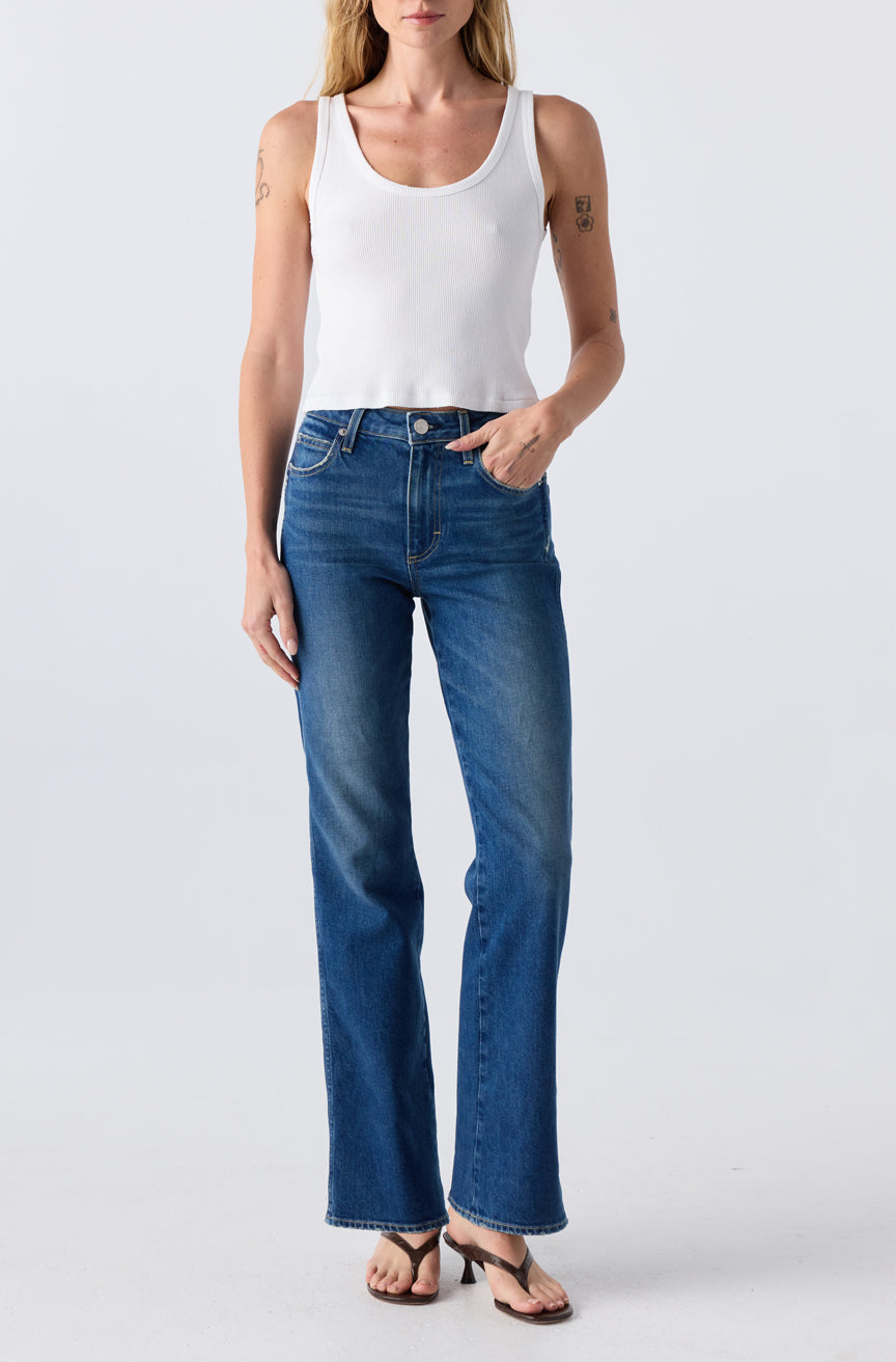 AMO Denim | Rosa Flare in Lush
