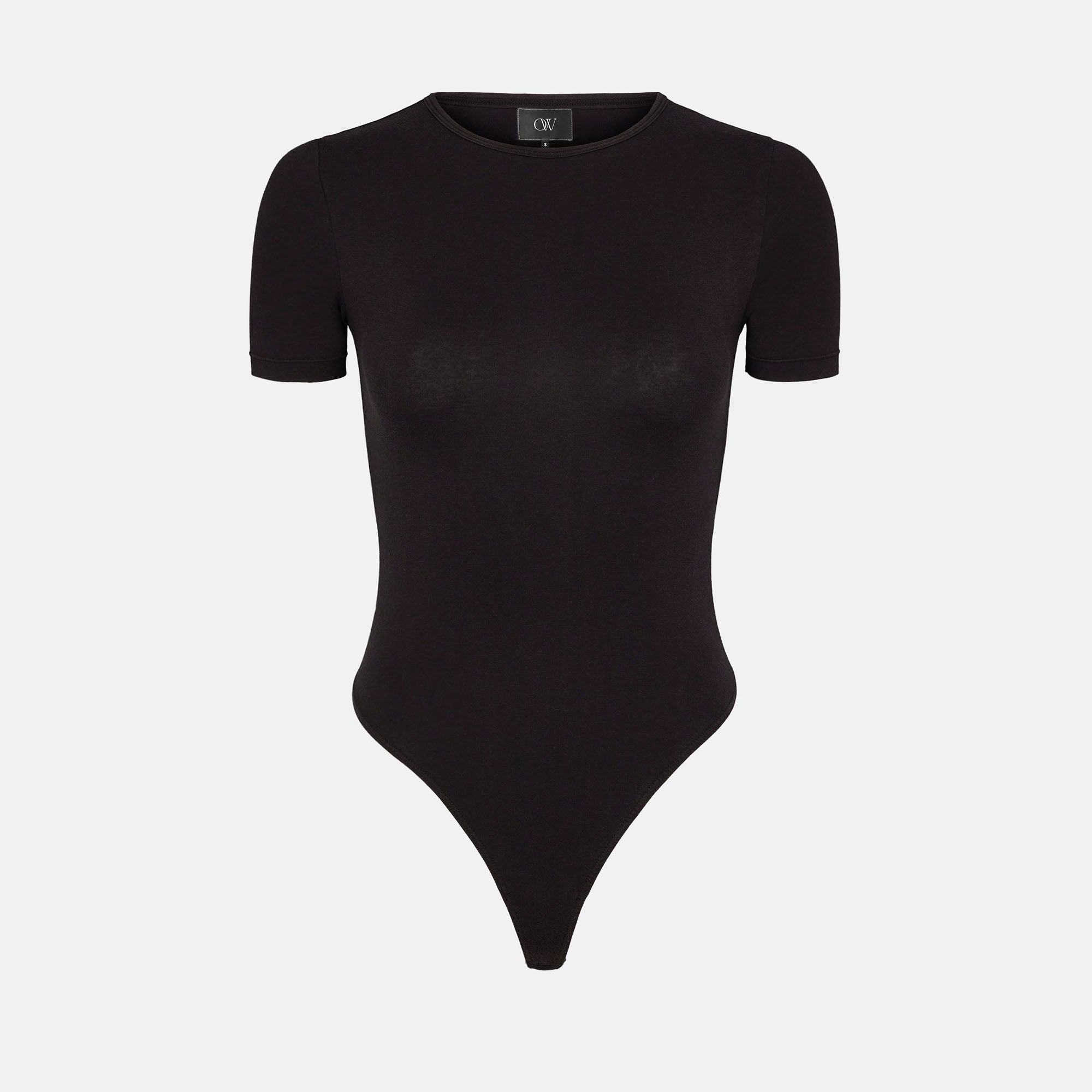 OW Collection Rosa Bodysuit | Black Caviar