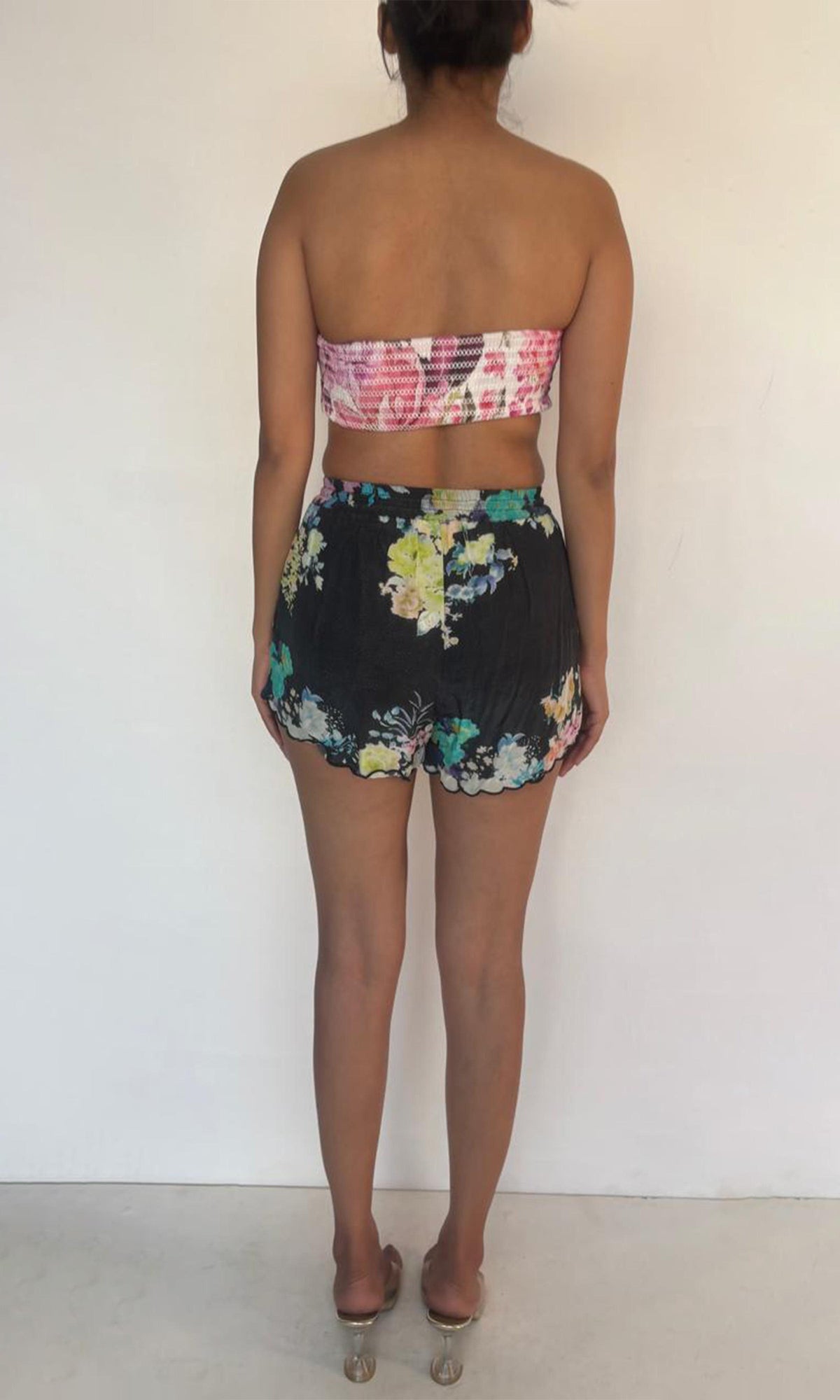 Womens | Aita Polyester Crepe Shorts | Black