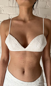 Womens | Coco Chemical Lace Bralette | White