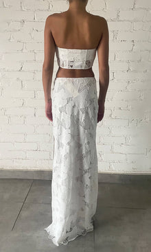 Womens | Coco Chemical Lace Corset | White