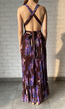 Womens | Shay Polyester Chiffon Long Dress | Multicolor