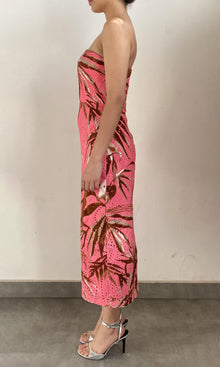 Womens | Vivi Cotton Schiffli Midi Dress | Pink