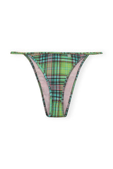Recycled Seersucker Mini Briefs | Lagoon