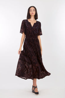 Reese Dress | Brown Baroque