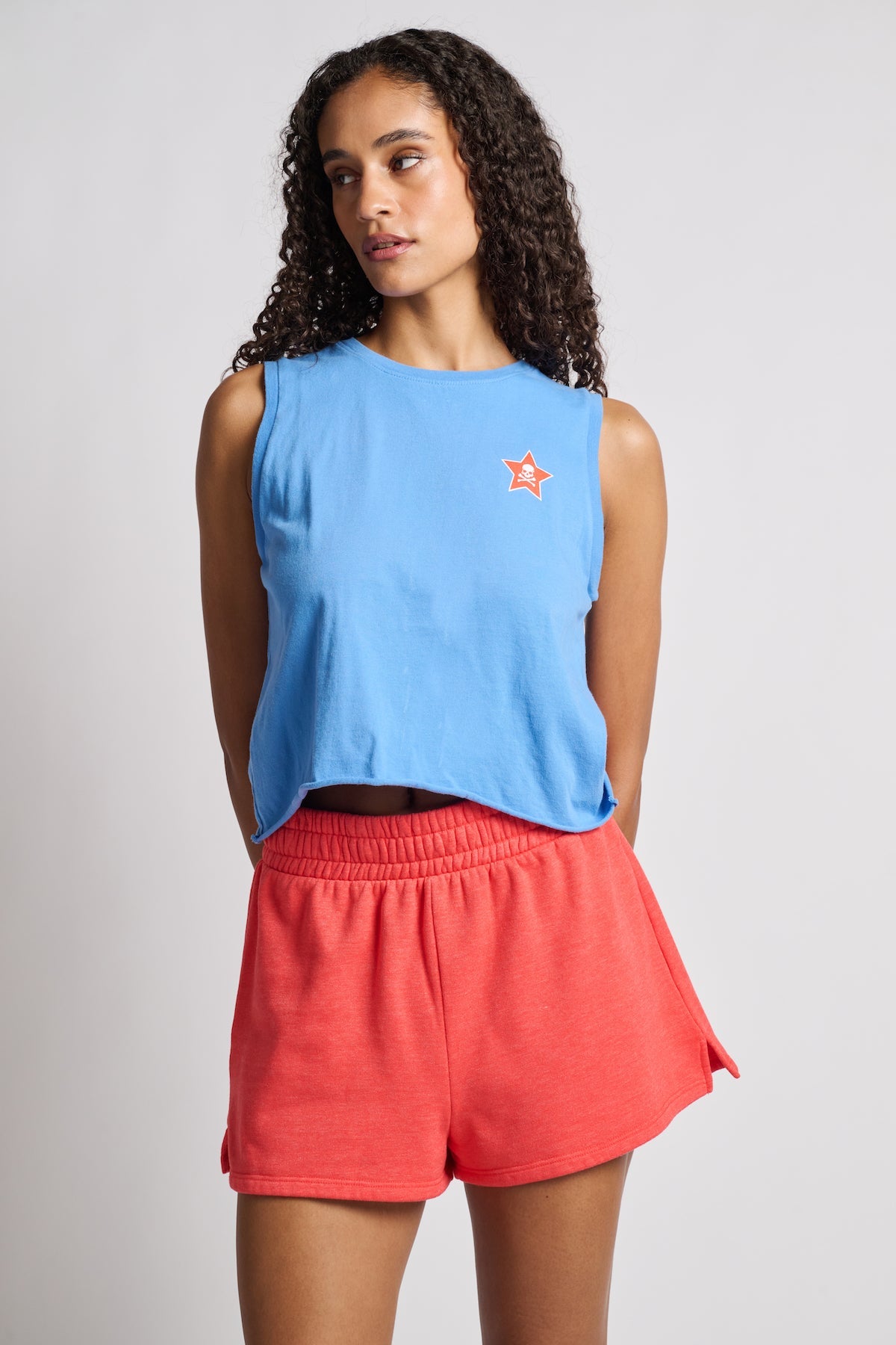 Year of Ours | The Pe Sweat Short | Cherry