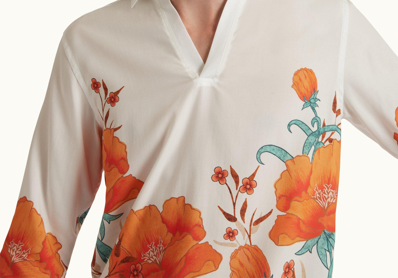 Ridley Morpheus Print Relaxed Fit Classic Collar Shirt, Multicolour | Multicolour