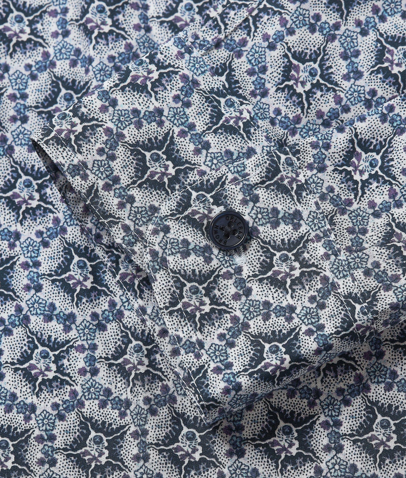 Ridley Roseate Print Relaxed Fit Overhead Shirt | Azul Blue