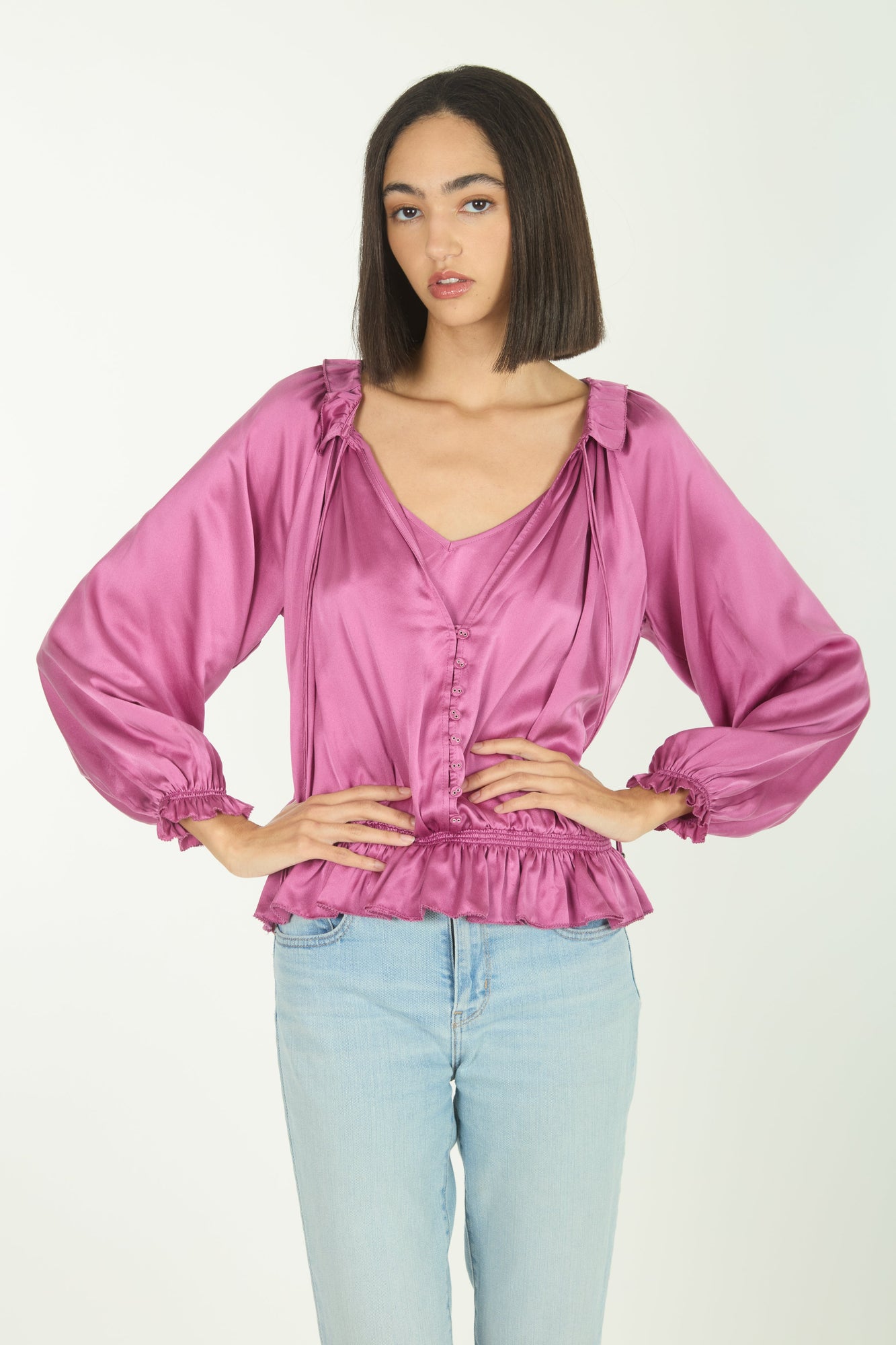 Romane Top | Plum