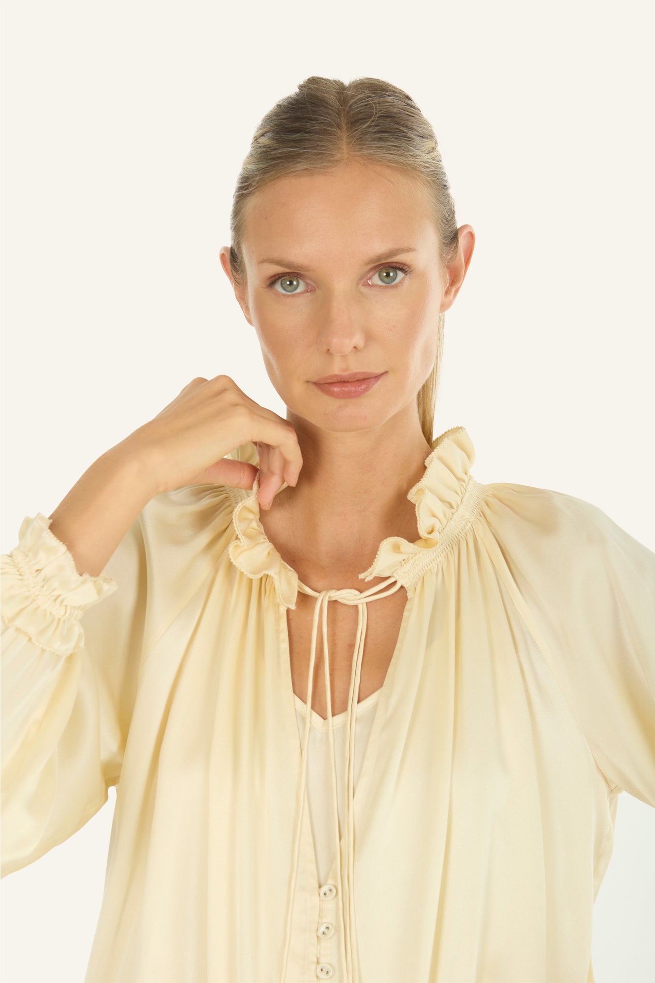 Romane Top | Vintage Creme