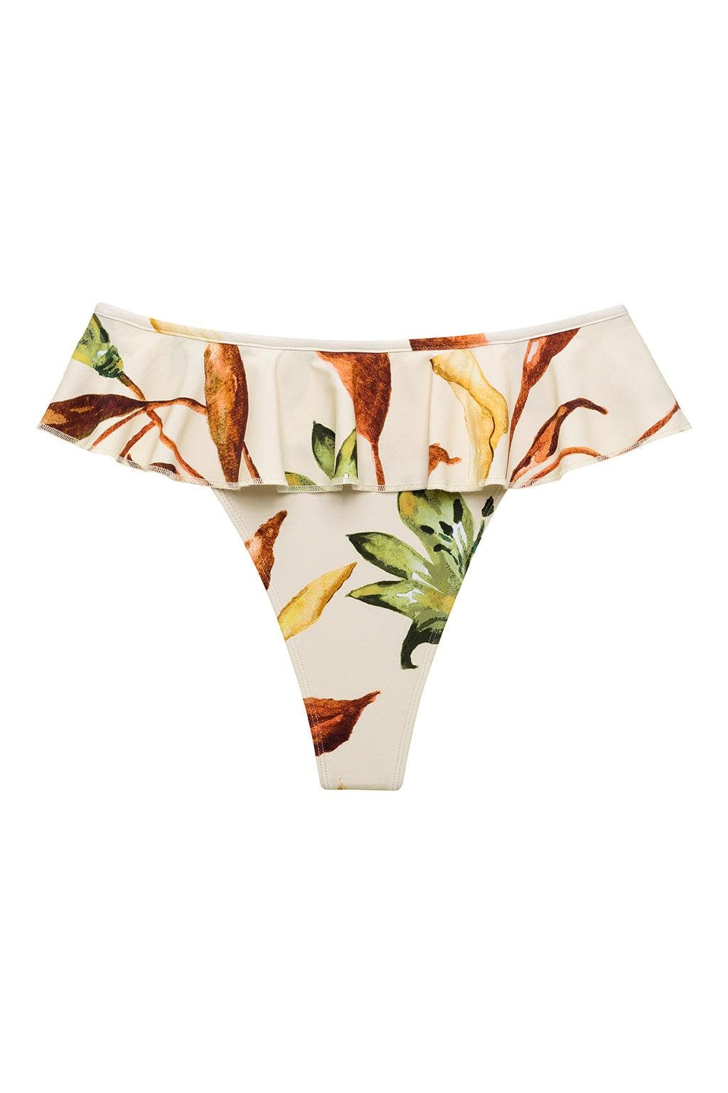 Tamarindo Ruffle Bikini Bottom | Rooted Floral