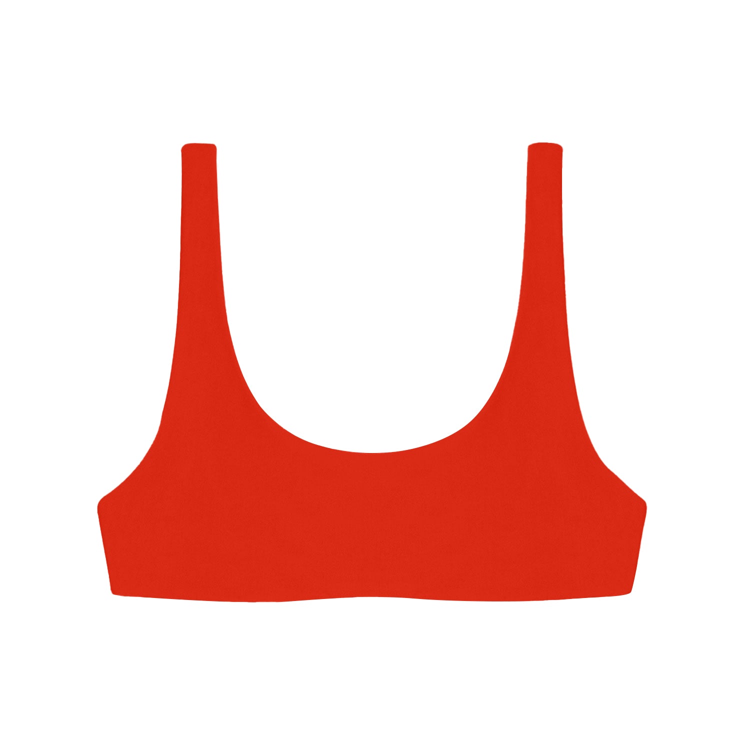Rounded Edges Top | Crimson Matte