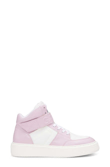 Sporty Mix Cupsole High Top Velcro Sneaker T | Light Lilac