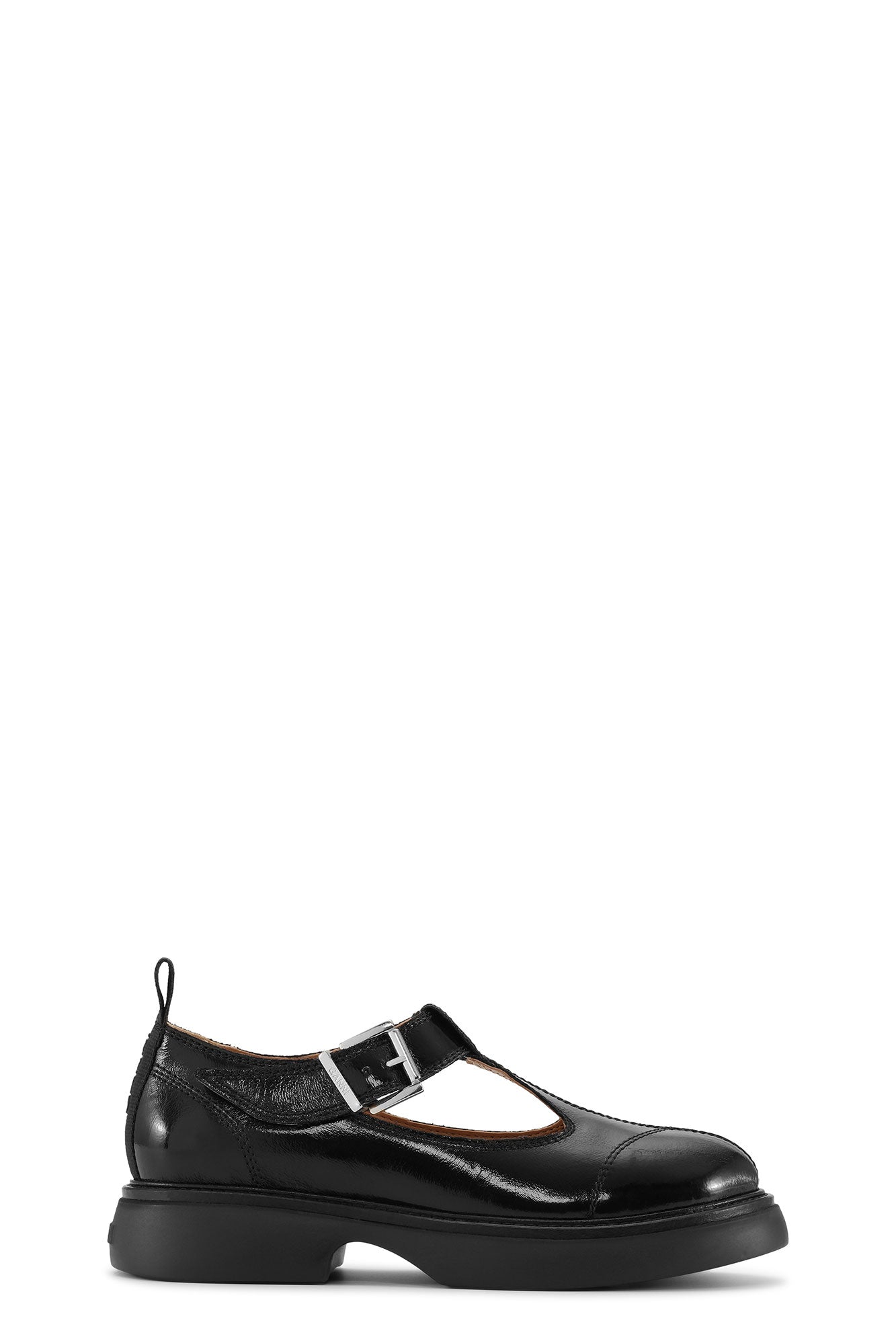 Everyday Buckle Mary Jane Tonal Naplack | Black/Black