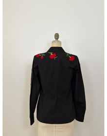 Embroidered Isabela Top | Black Multi