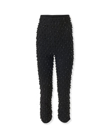 Embroidered Camila Pant | Black
