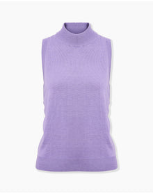 Mock Neck Knit Tank | Violeta