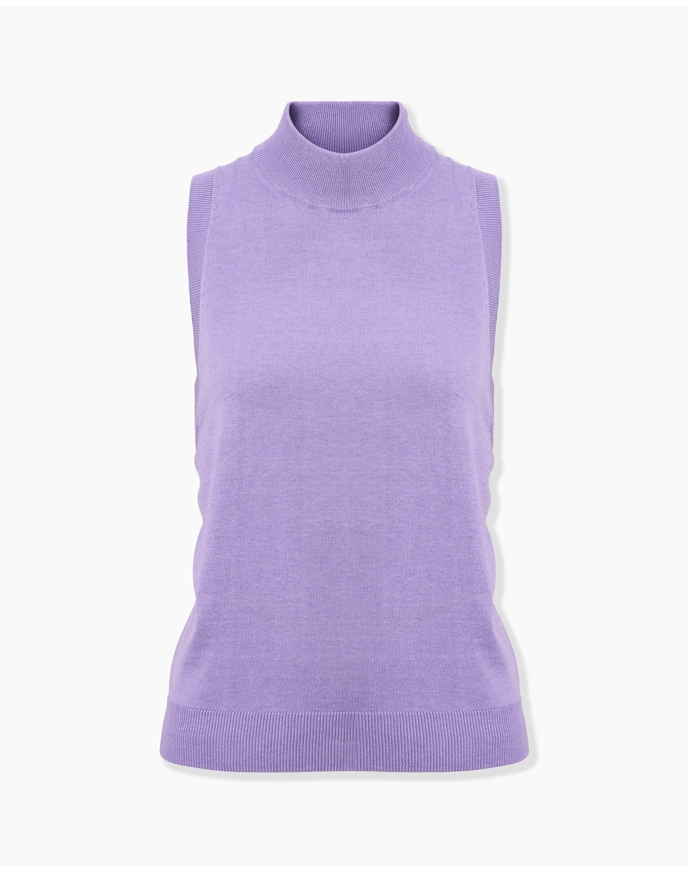 Mock Neck Knit Tank | Violeta