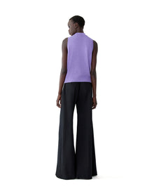 Mock Neck Knit Tank | Violeta