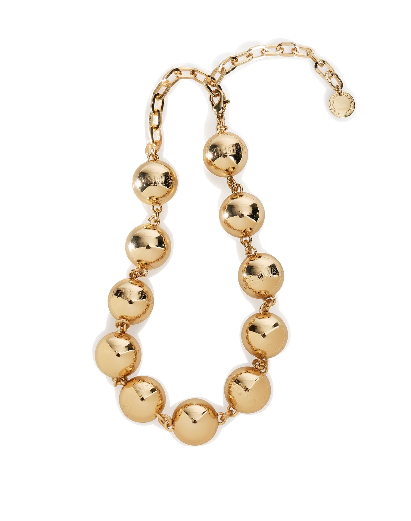 Gold Ball Necklace | Gold
