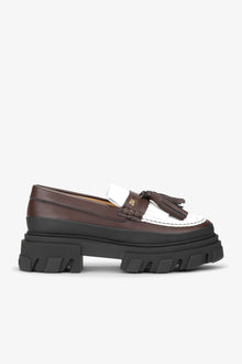Cleated Loafer Bicolor | Chocolate Fondant/Egret