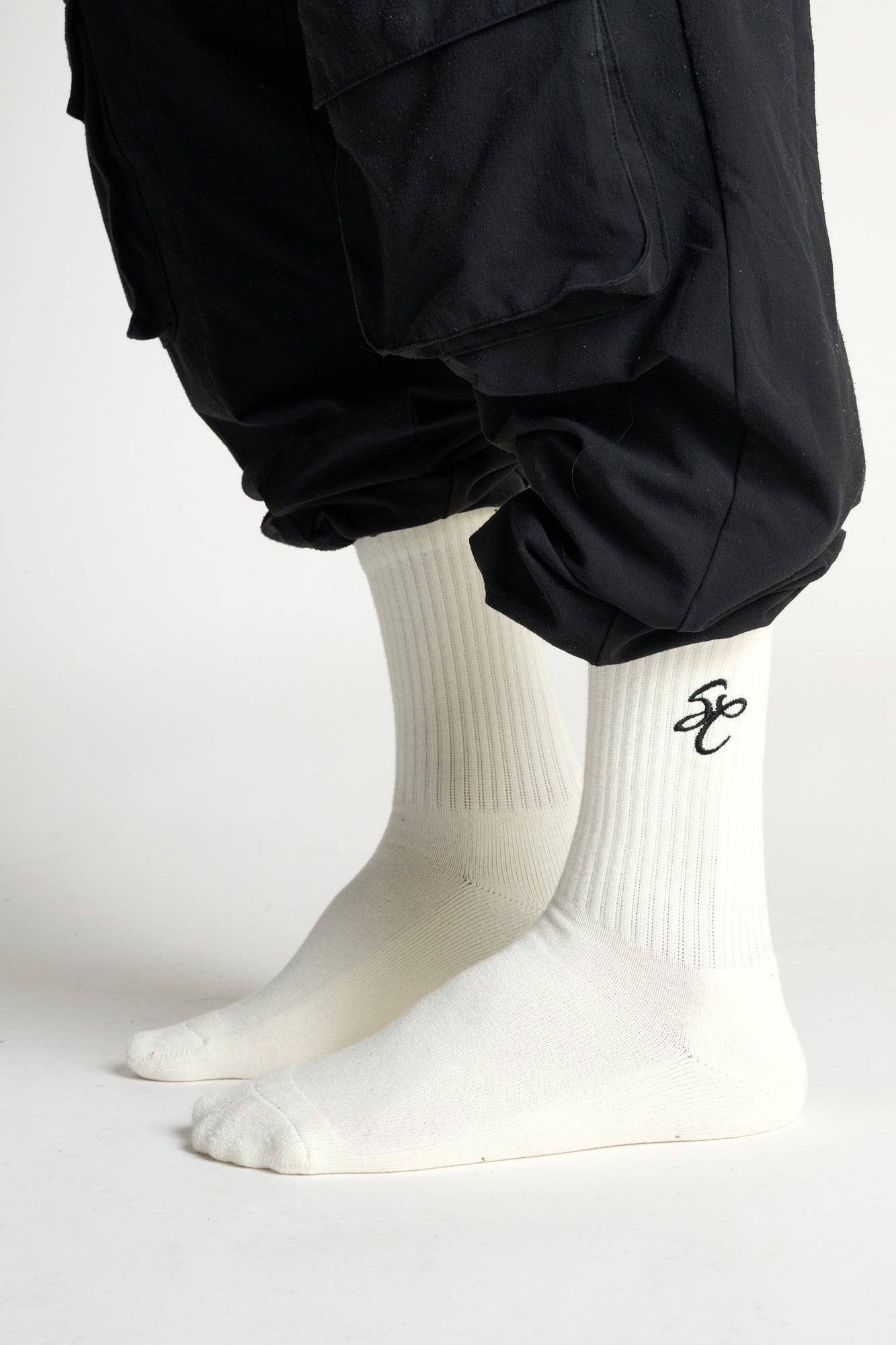 Soul by SoulCycle | Script Half Calf Sock | White