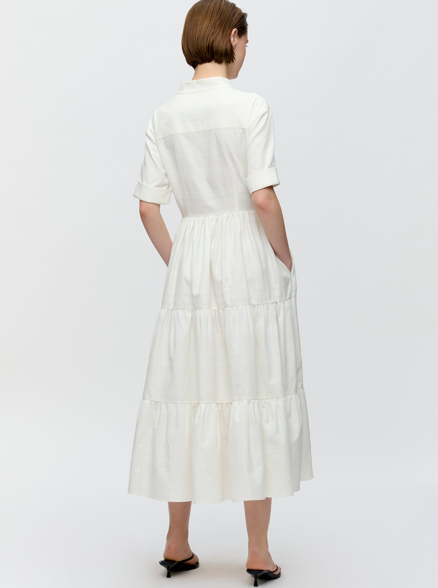 Sardinia Tiered Dress | Natural