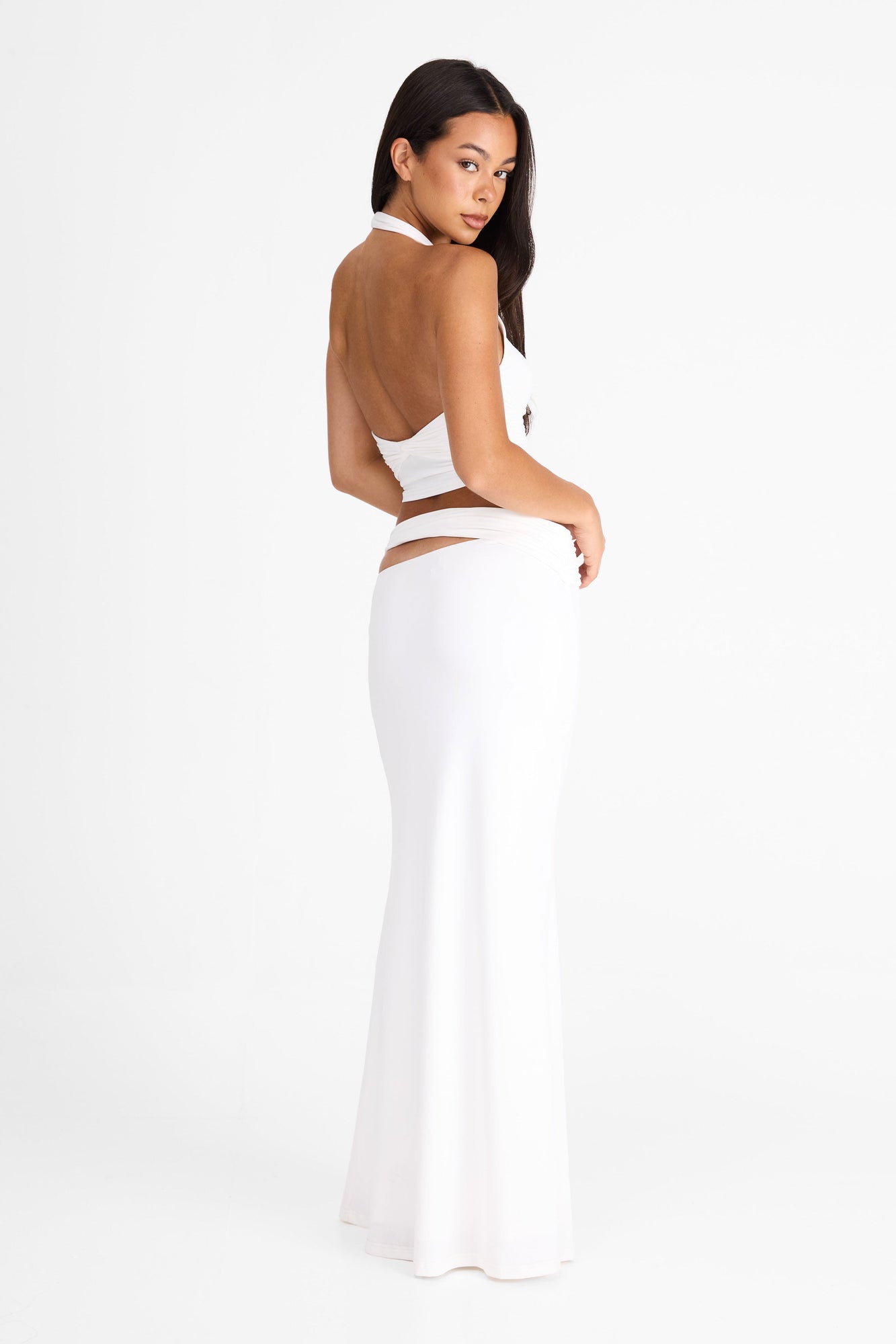 Violette Maxi Skirt | White