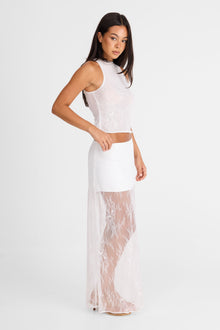 Juliette Maxi Skirt | White