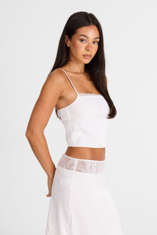 Fleur Top | White