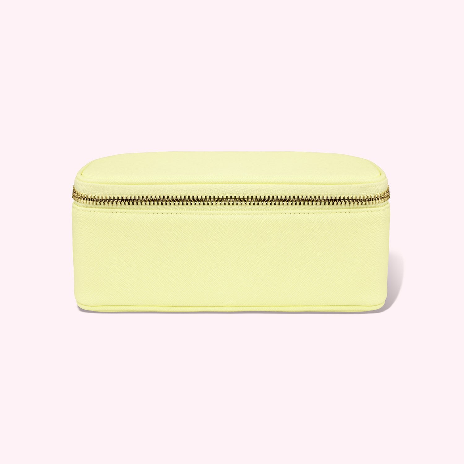 Textured Open Top Mirror Pouch