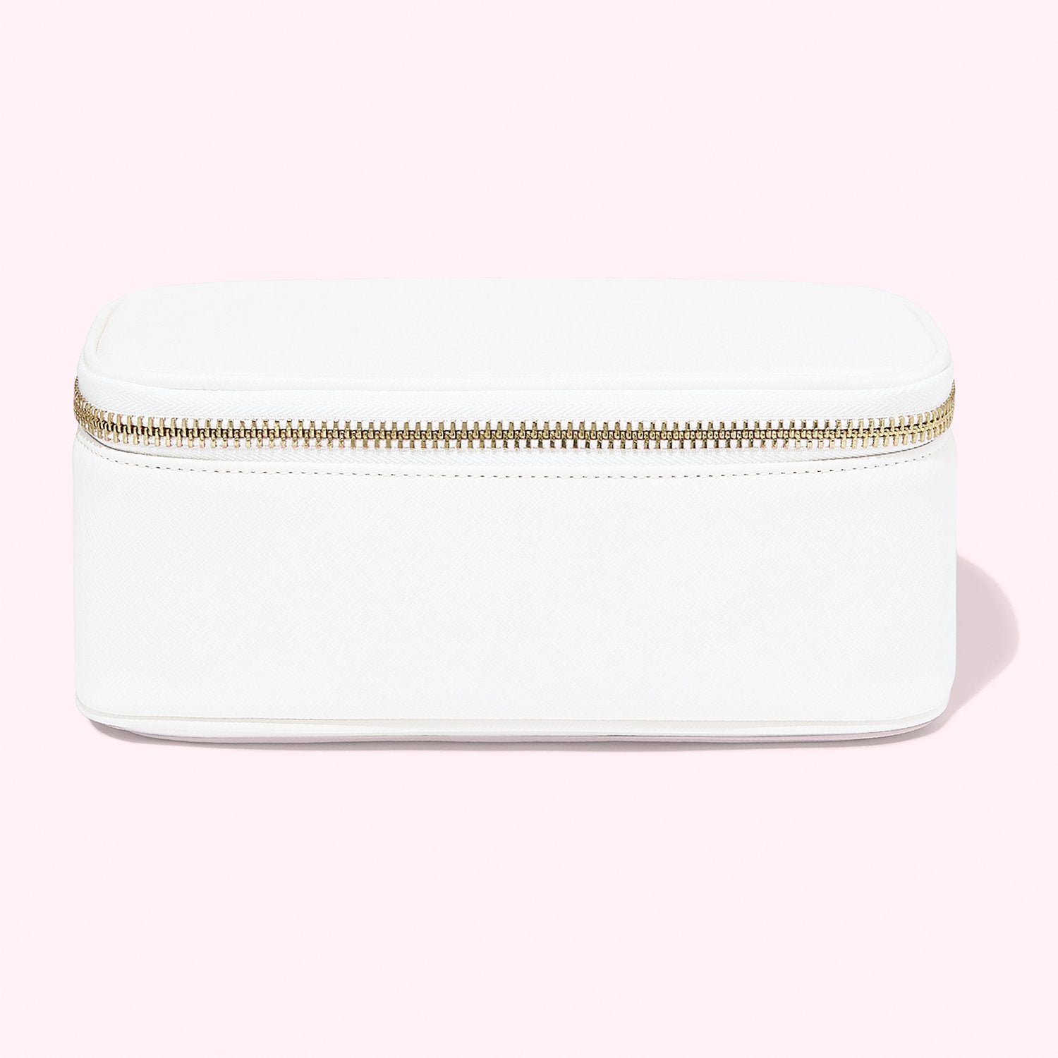 Textured Open Top Mirror Pouch