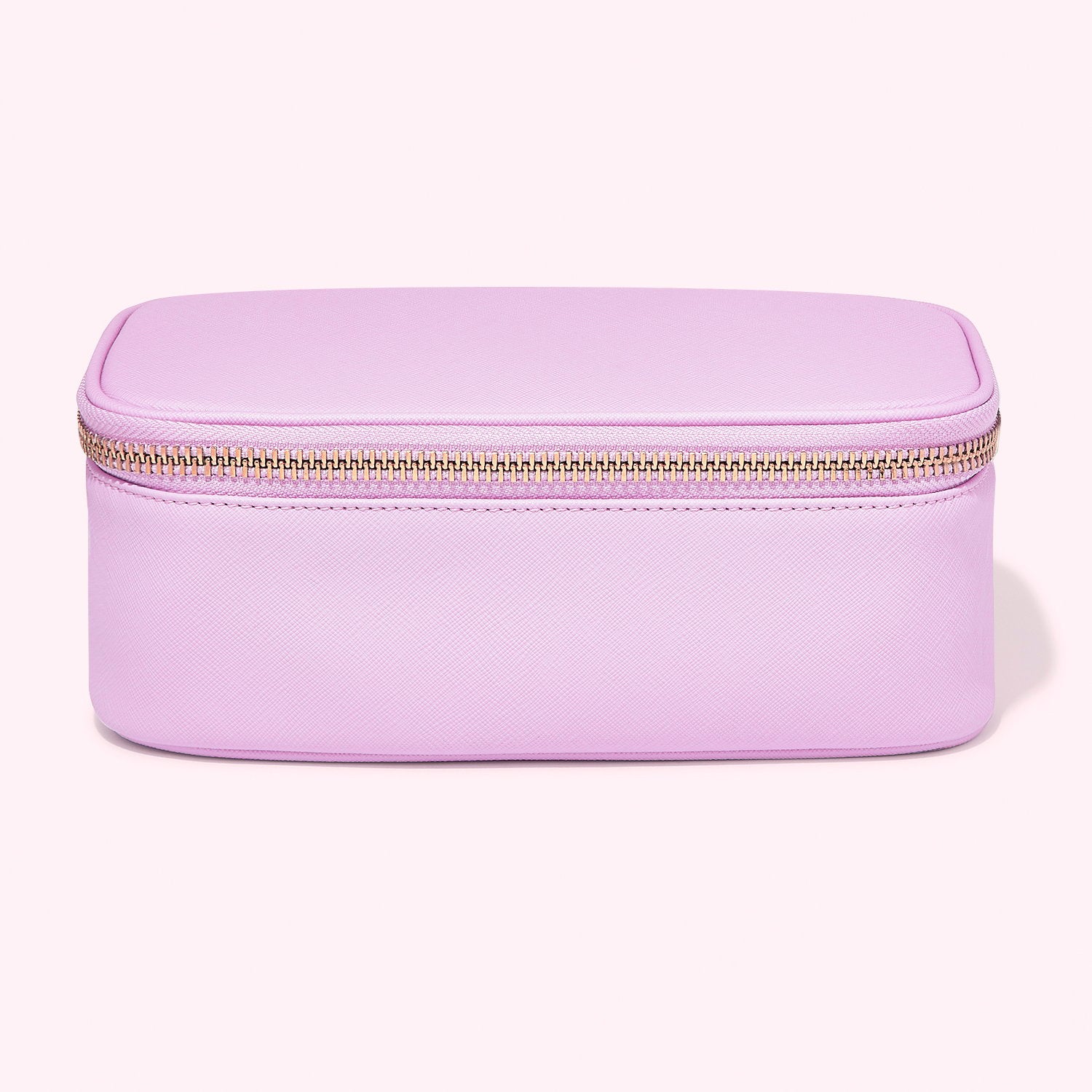 Textured Open Top Mirror Pouch