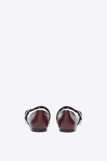 ID Mary Jane Flat | Ox Blood