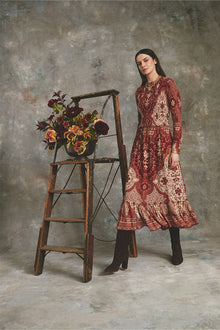 Violette Dress | Picante Scroll Terrace