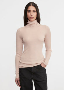 Silk Sweater Layering Turtleneck | Jute