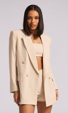 Destin Light Suiting Blazer | Tan