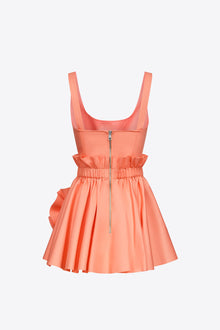 Ruffle Flower Mini Dress | Sweet Salmon