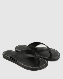 Womens | St Barths Leather Sandal | Black