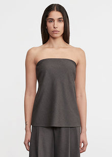 Strapless Tunic | Charcoal