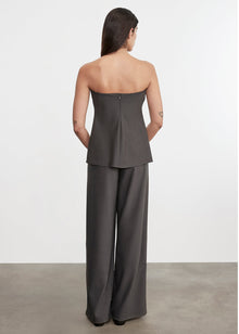 Strapless Tunic | Charcoal