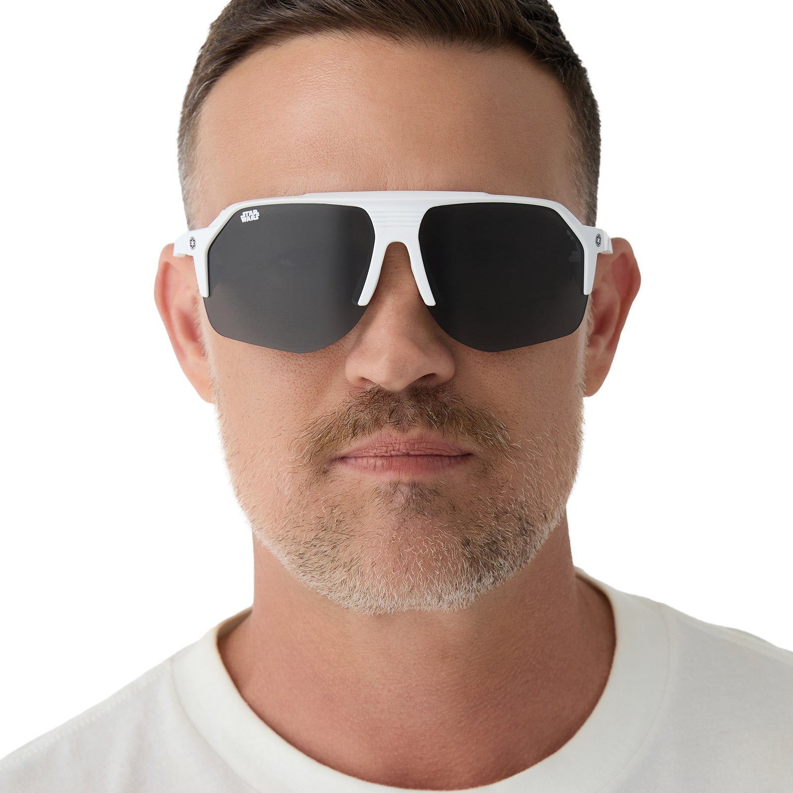 Unisex | Stormtrooper Sport Sunglasses | Galactic White | Category 3 Dark Grey Polarized Lenses