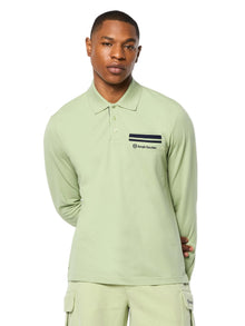 Men | Dario Long Sleeve Polo-Reseda