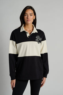 Soul by SoulCycle | Charlie Long Sleeve Rugby Polo | Default
