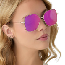 Womens | Iris Sunglasses | Gold | Pink Rush Lenses