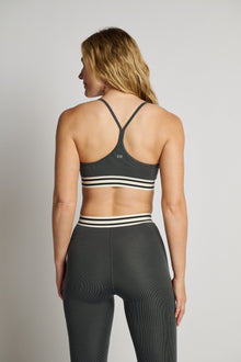 Splits59 | Cali Active Rib Bra | Heather Grey