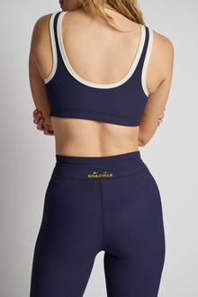 The Upside | Silverstone 25In Midi Pant | Navy