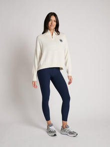 Ellsworth & Ivey | Madison Ride Quarterzip | Navy/White