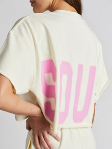 The Mayfair Group | Soul Always Vintage Short Slee | White/Pink